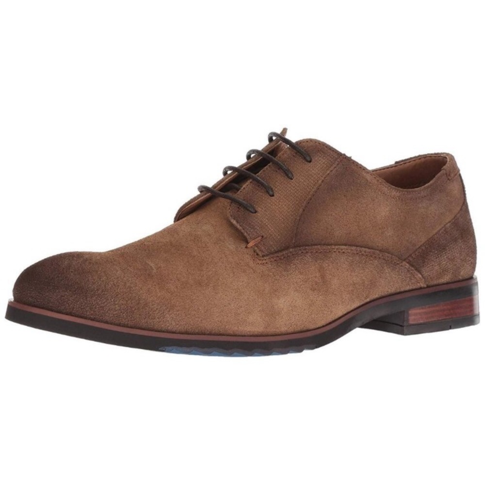 Steve Madden Lawton Camel Suede Lace up Oxfords